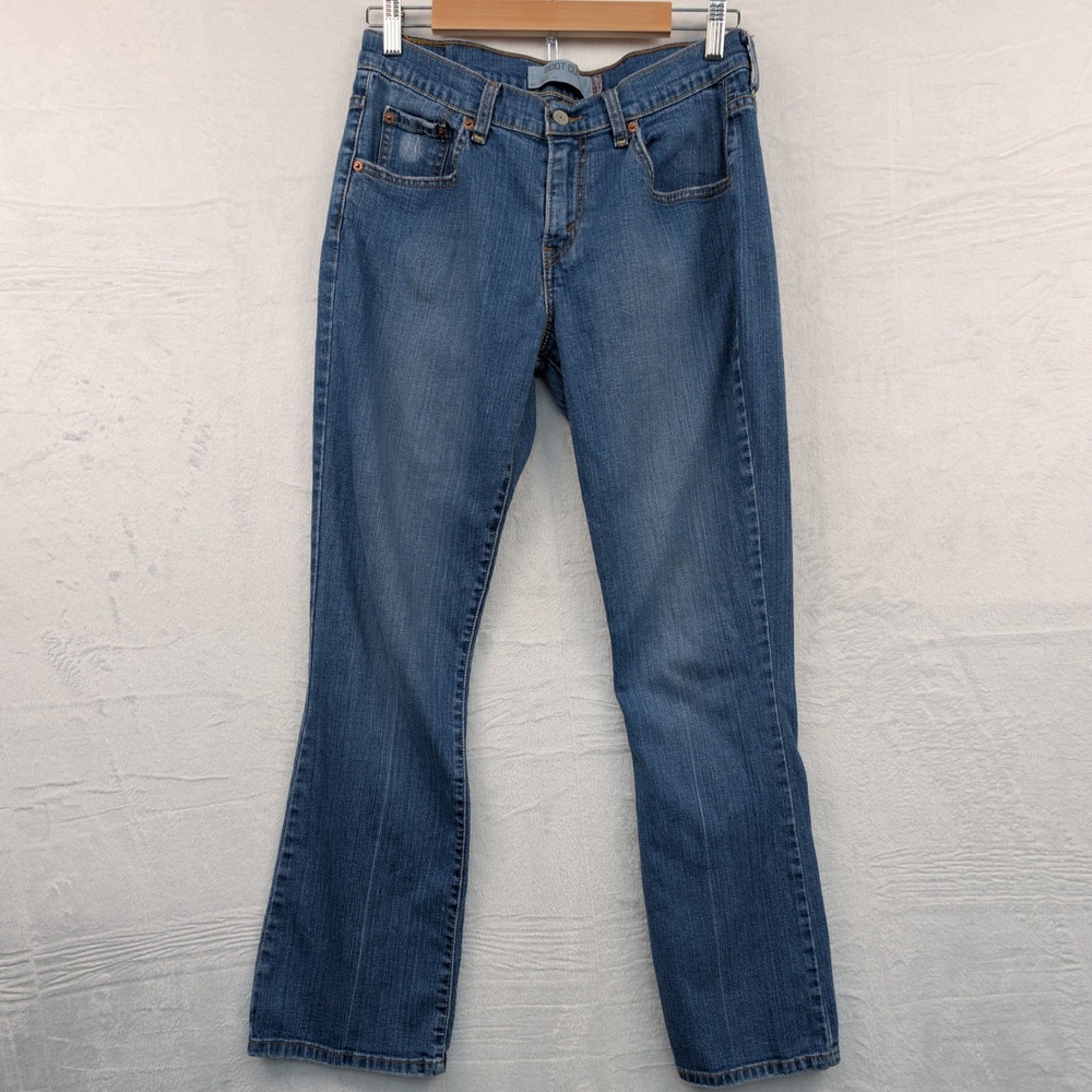 VTG Levi's 515 Jeans Womens 33x31 Blue Medium Wash Bootcut Americana Western Y2K